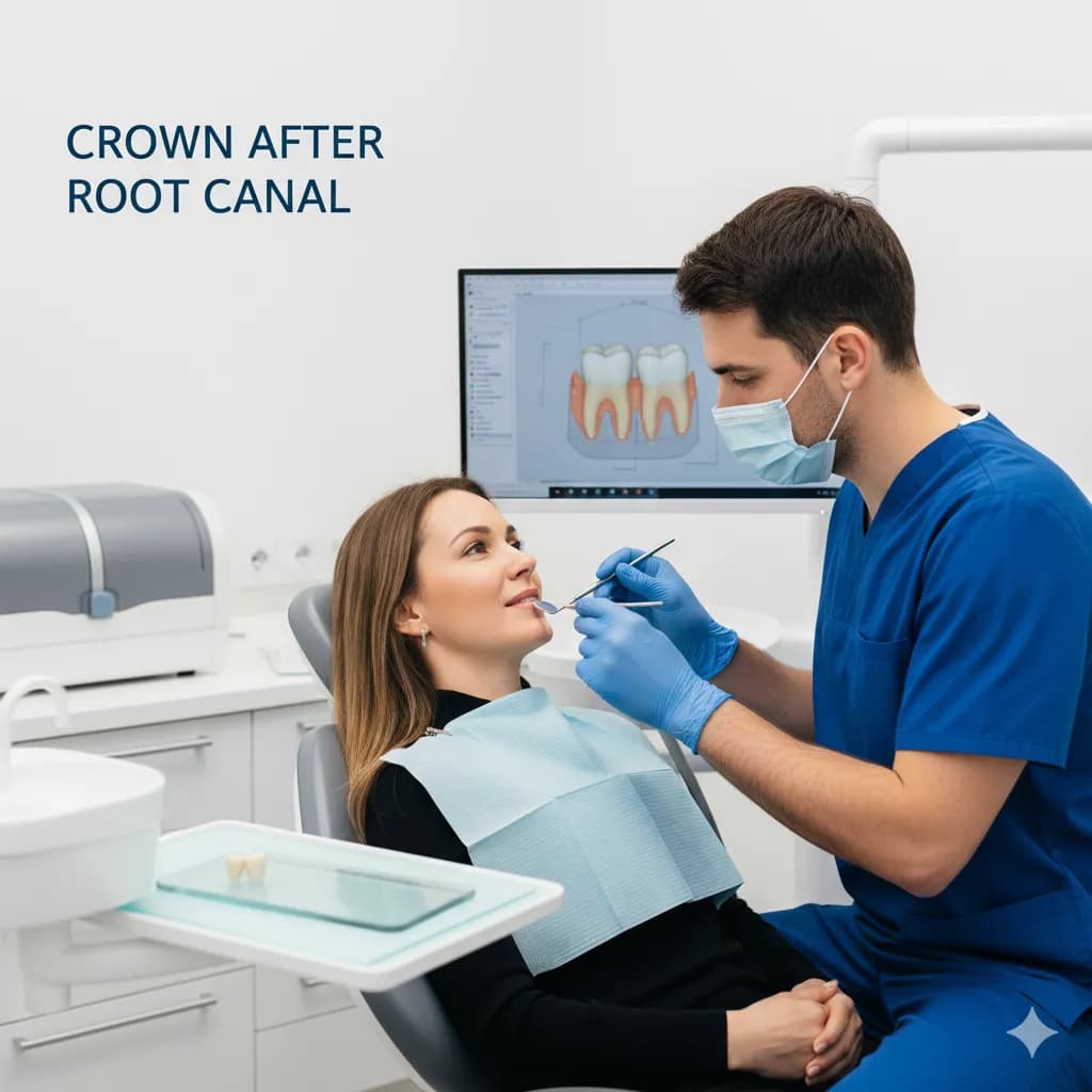 Crown After Root Canal (Same Day) in San Diego Crown After Root Canal (Same Day)-in-San Diego